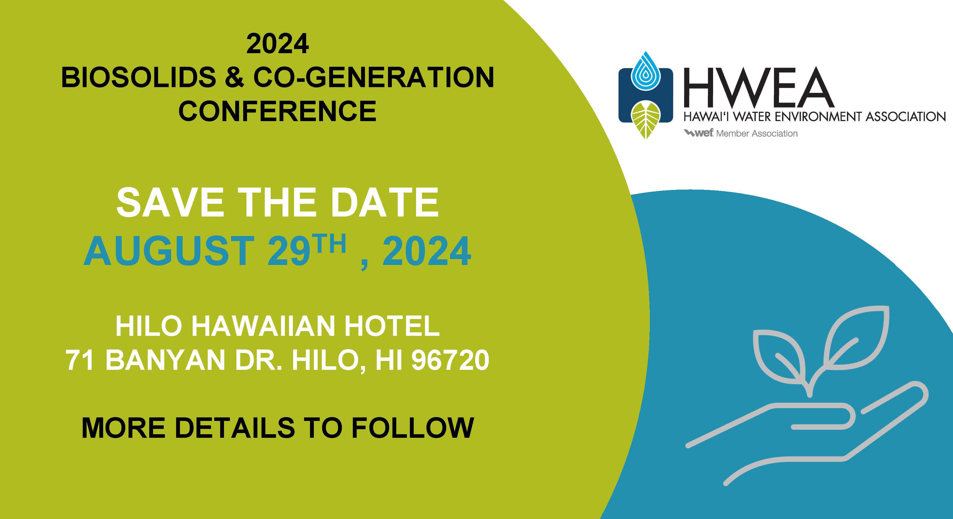 Save the date Biosolids conference