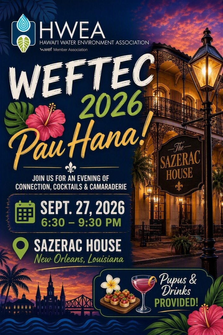 HWEA WEFTEC Pau Hana 2026